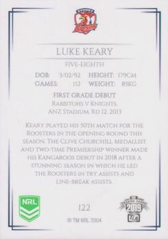 2019 NRL Elite #122 Luke Keary Back